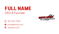 Scratch Business Card example 3