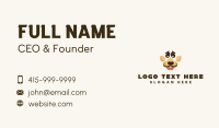 Dog Paw Puppy Business Card