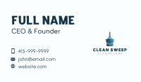 Janitorial Cleaning Mop Business Card Image Preview