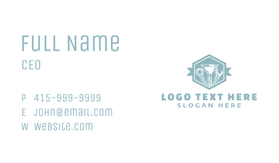 Vintage Wrench Plunger Business Card Image Preview