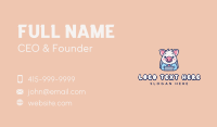 Pig Employee Clerk Business Card