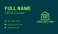 Green Residential Realty Property Business Card Design