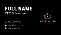 Luxury Wing Shield  Business Card