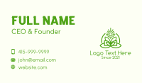 Green Ecology Plant  Business Card