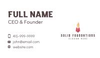 Flame Book Story Writer Business Card