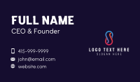 Business Loop Letter S Business Card Design