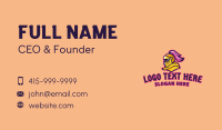 Game Warrior Mascot Business Card