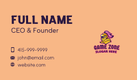 Game Warrior Mascot Business Card Image Preview