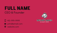 Fierce Wolf Mascot Business Card