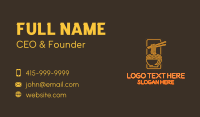 Glow Business Card example 2
