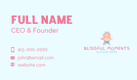 Cute Baby Scribble  Business Card
