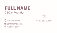 Eye Celestial Boho Business Card