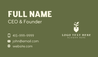 Shovel Sprout Plant Business Card