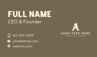 Atelier Business Card example 2