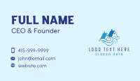 Blue House Waves Business Card