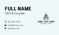 Skull Army Rifle Business Card