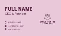 Dental Tooth Toothbrush Business Card Image Preview