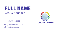 Colorful Business Card example 2