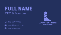 Building Boot Business Card Design