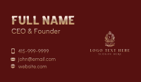 Regal Crown Shield Business Card