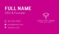 Feminine Organic Tree Business Card