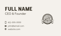 Hand Planer Business Card example 4