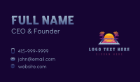 Resort Beach Pool Business Card Design