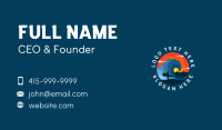 Beach Surfing Summer Business Card