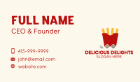 Fries Snack Cart Business Card Image Preview