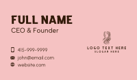 Beauty Hair Salon Business Card