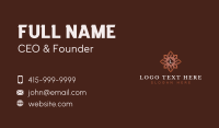 Floral Elegant Fashion Business Card