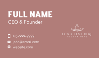 Floral Candle Light Business Card