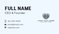 Brain Heart Mental Care Business Card Design