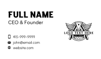 Barbershop Razor Salon Business Card Design