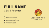 Spicy Chicken Flames Business Card Design