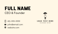 Hoodie Business Card example 3