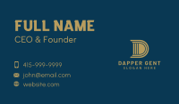 Column Letter D Realty Business Card Image Preview