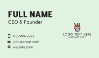 Alcohol Beer Bucket  Business Card Design