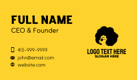 Hairdresser Business Card example 1