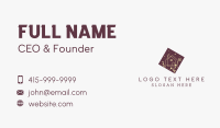 Floral Tiny House  Business Card Design
