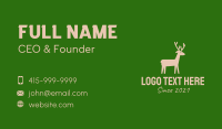Brown Wild Deer Business Card Design