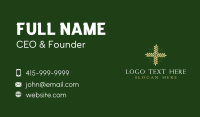 Biblical Cross Wheat Business Card