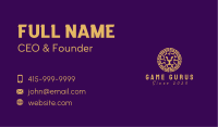 Golden Lion Emblem  Business Card