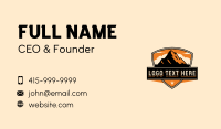 Mountain Outdoor Exploration Business Card