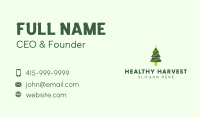 Holiday Christmas Tree Business Card Image Preview