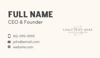 Woman Hair Stylist Business Card