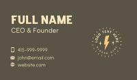 Star Business Card example 1