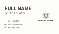 Homesteading Cow Farm Business Card Image Preview