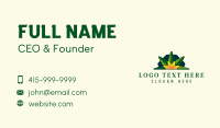 Cannabis Leaf Sunset Business Card