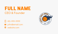 Basketball Flame Sports Business Card